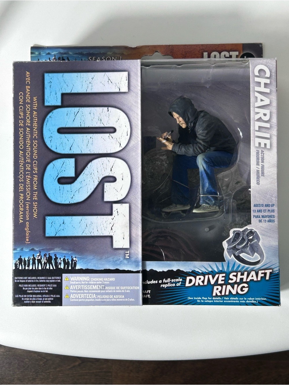 McFarlane Toys LOST Charlie Action Figure Drive Shaft Ring Sealed 2006